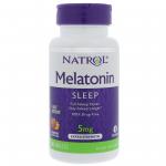 Natrol Melatonin Fast Dissolve Strawberry 5 mg 90 tab - фото 1