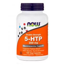 Now Foods 5-Htp 200 mg with Glycine Taurine Inositol 120 caps