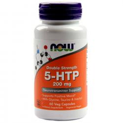 Now Foods 5-Htp 200 mg with Glycine Taurine Inositol 60 caps