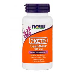 Now Foods 7-KETO LeanGels 100 mg 60 softgels