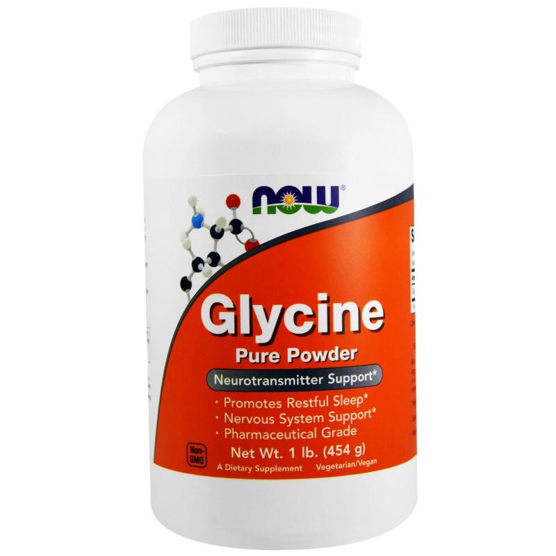 Now Foods Glycine Pure Powder 454 g - фото 1