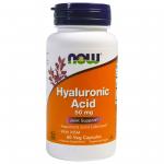 Now Foods Hyaluronic Acid 50 mg with MSM 60 vcaps - фото 1