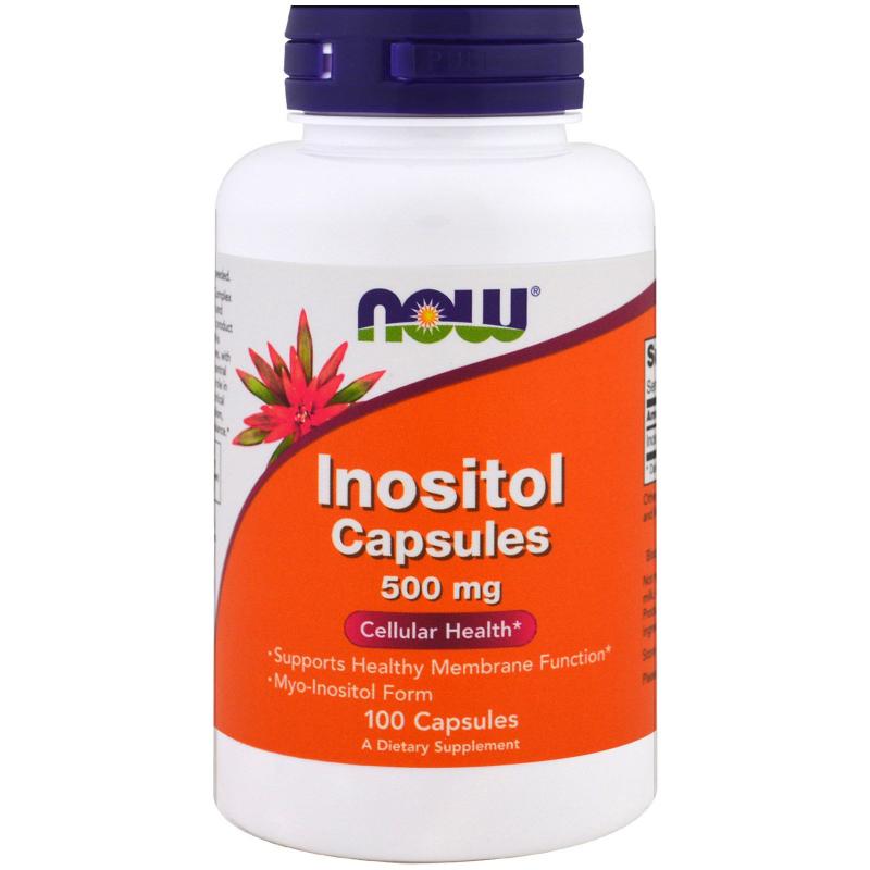 Now Foods Inositol 500 mg 100 caps - фото 1