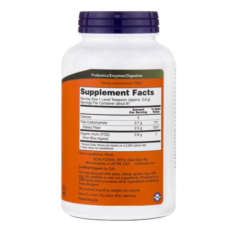 Now Foods Inulin Pure Powder 227 g - фото 1