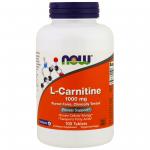 Now Foods L-Carnitine 1000 mg 100 tab - фото 1