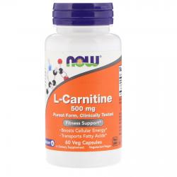 Now Foods L-Carnitine 500 mg 60 caps