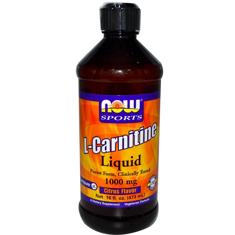 Now Foods L-Carnitine Luquid Citrus Flavor 1000 mg 473 ml - фото 1