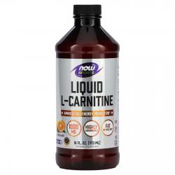 Now Foods L-Carnitine Luquid Citrus Flavor 1000 mg 473 ml