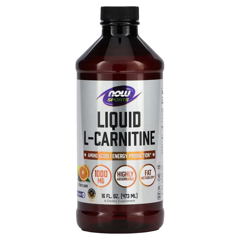 Now Foods L-Carnitine Luquid Citrus Flavor 1000 mg 473 ml - фото 1