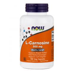 Now Foods L-Carnosine 500 mg 100 vcaps