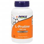 Now Foods L-Proline 500 mg 120 vcaps - фото 1