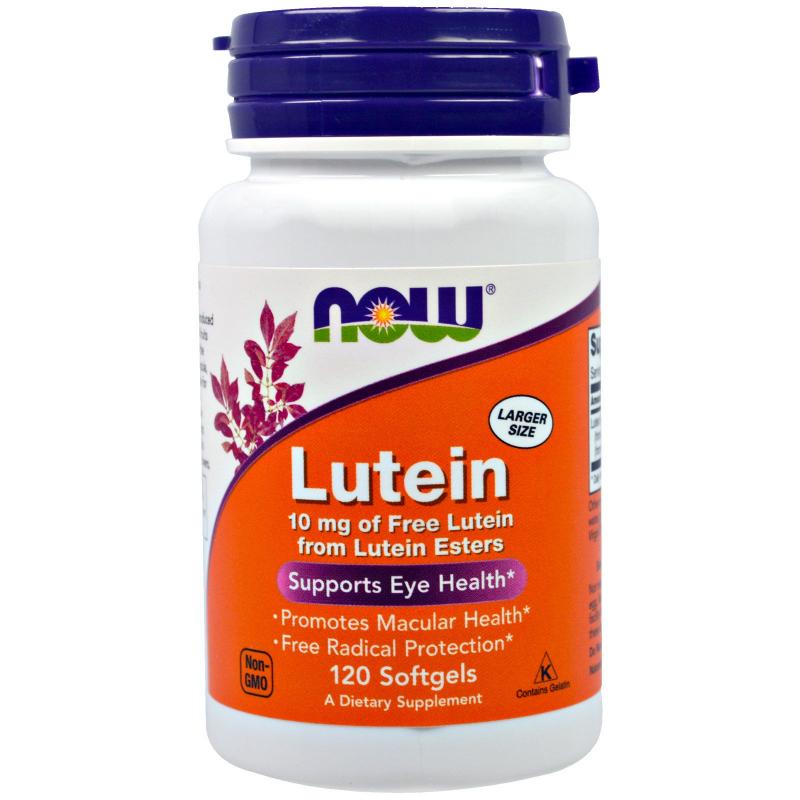 Now Foods Lutein 10 mg 120 soft - фото 1