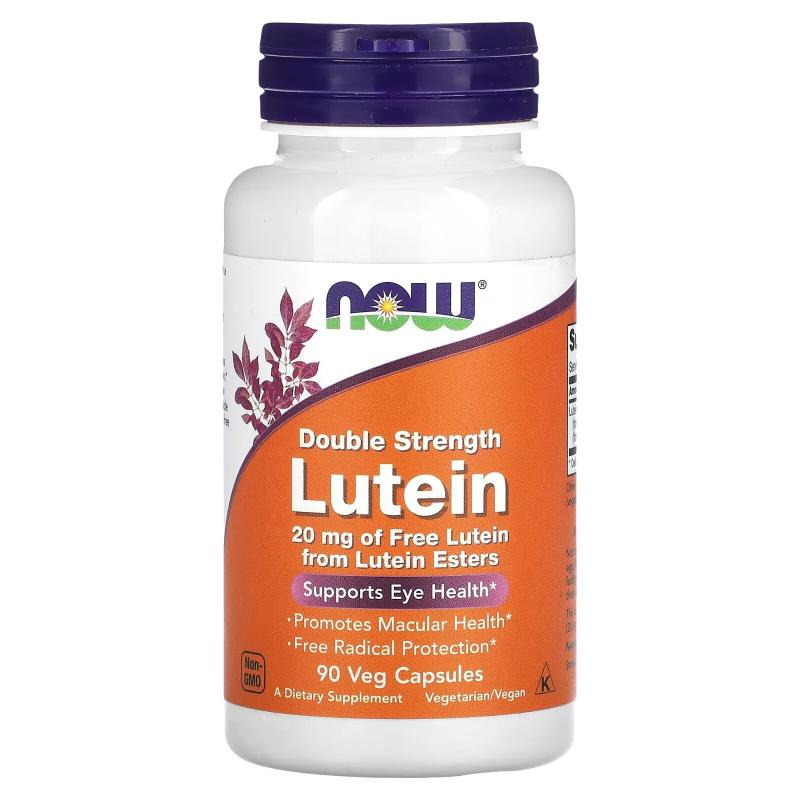 Now Foods Lutein 20 mg 90 vcaps - фото 1