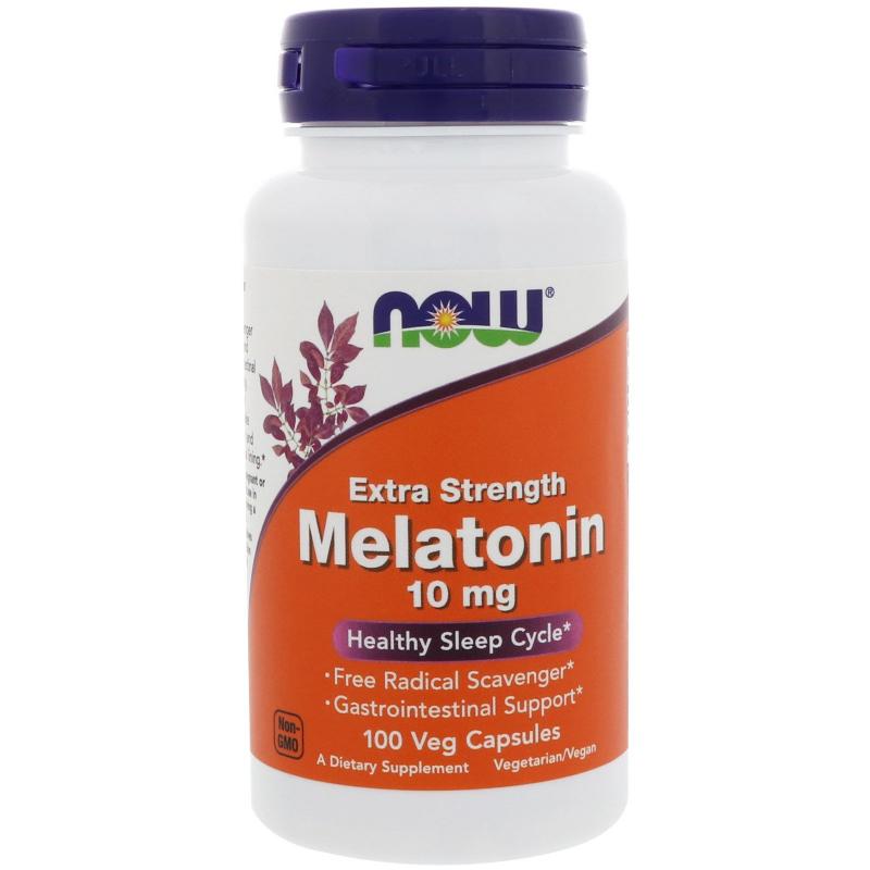 Now Foods Melatonin 10 mg 100 vcaps - фото 1