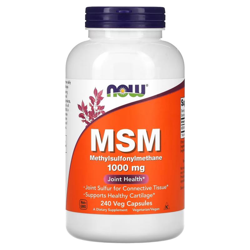 Now Foods MSM 1000 mg 240 caps - фото 1