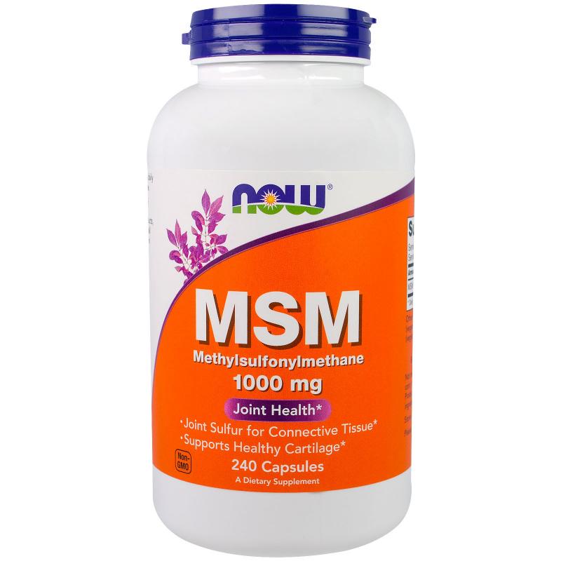 Now Foods MSM 1000 mg 240 caps - фото 1