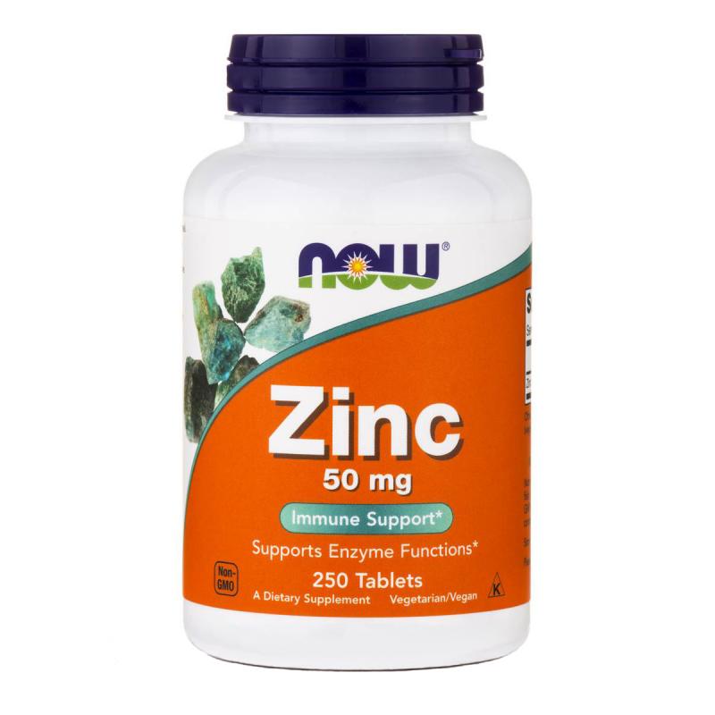 Now Foods Zinc 50 mg 250 tab - фото 1