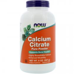 Now Foods Calcium Citrate 100% Pure Powder 227 g