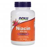 Now Foods Niacin 500 mg sustained release 250 tabblets - фото 1