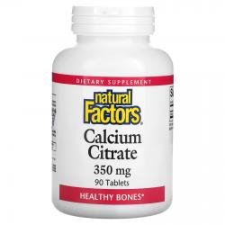 Natural Factors Calcium Citrate 350 mg 90 tablets