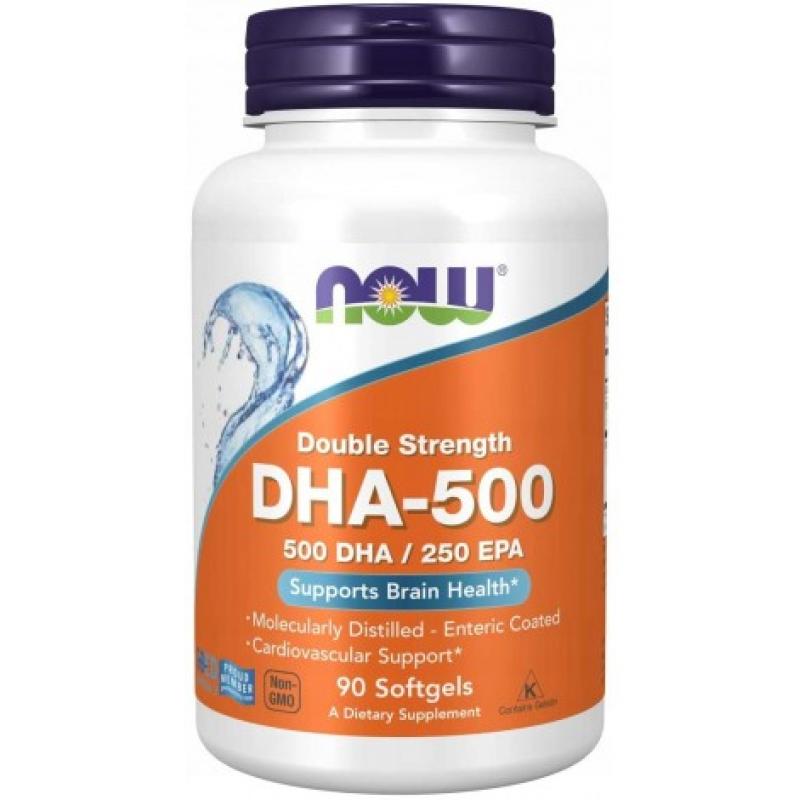 Now Foods DHA-500 500 DHA / 250 EPA 90 softgels - фото 1