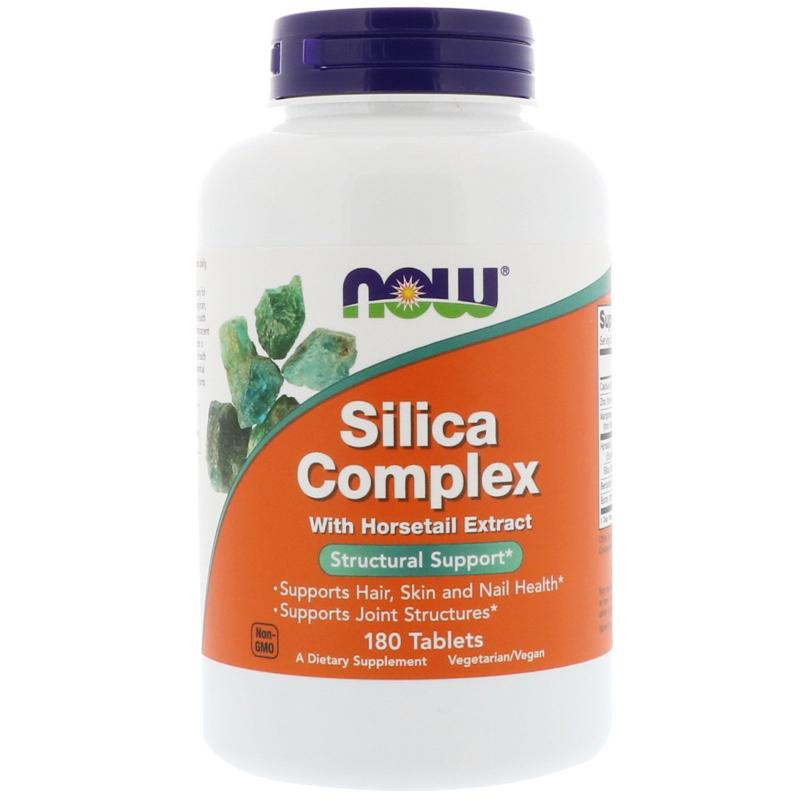 Now Foods Silica Complex 50 mg 180 tabs - фото 1