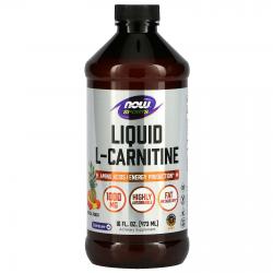 Now Foods L-Carnitine Luquid Tropical Punch Flavor 1000 mg 473 ml