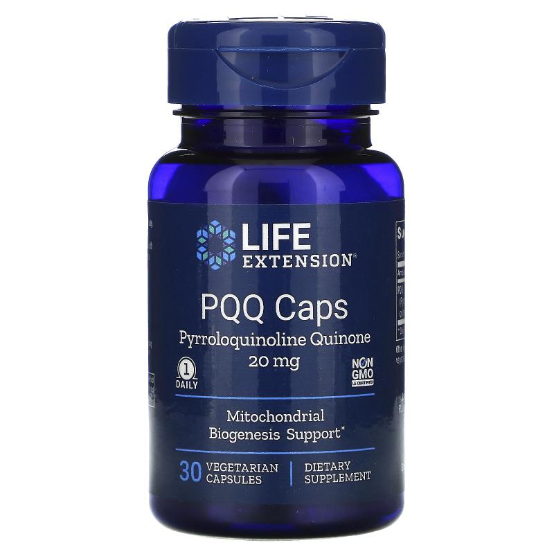 Life Extension PQQ Caps with BioPQQ 20 mg 30 vcaps - фото 1