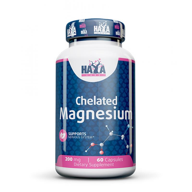 Haya Labs Chelated Magnesium 200 mg 60 capsules - фото 1