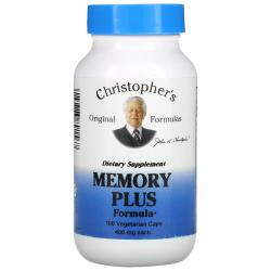 Christopher's Original Formulas Memory Plus Formula 100 Vegetarian caps
