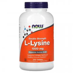 Now Foods L-Lysine 1000 mg 250 tablets
