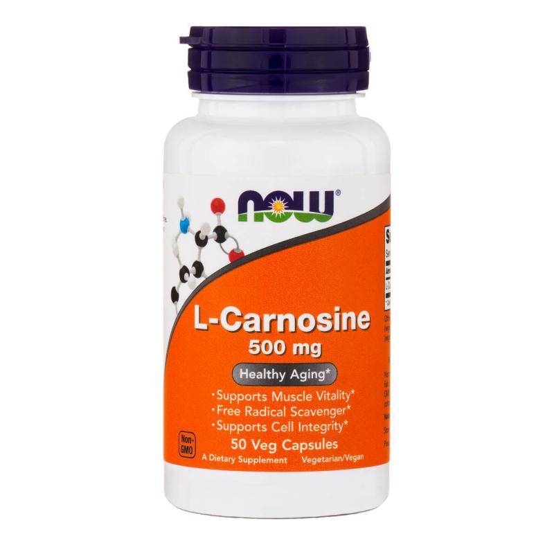 Now Foods L-Carnosine 500 mg 50 caps - фото 1