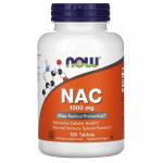 Now Foods NAC 1000 mg 120 tablets - фото 1