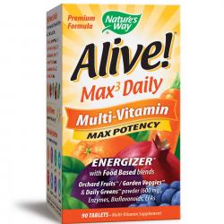 Nature's Way Alive Max3 Daily Multi-Vitamin 90 tablets