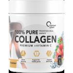 Optimum System Collagen Powder 100% Pure 200 гр, клубника - фото 1