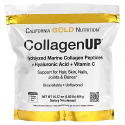 California Gold Nutrition Collagen UP 5000 + Hyaluronic Acid + Vitamin C 461 g