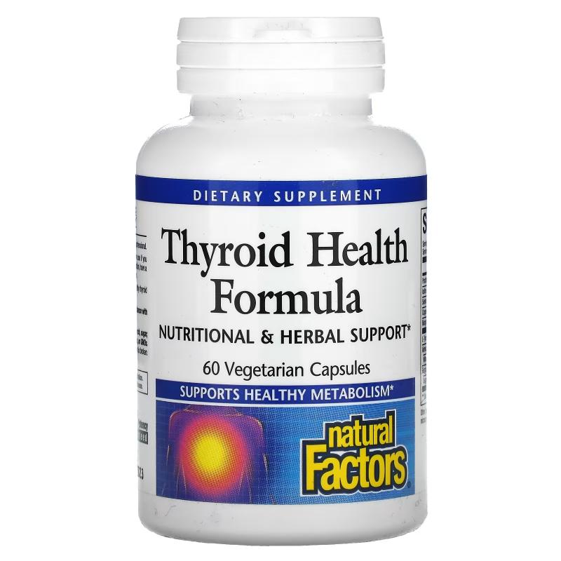 Natural Factors Thyroid Health Formula 60 capsules - фото 1