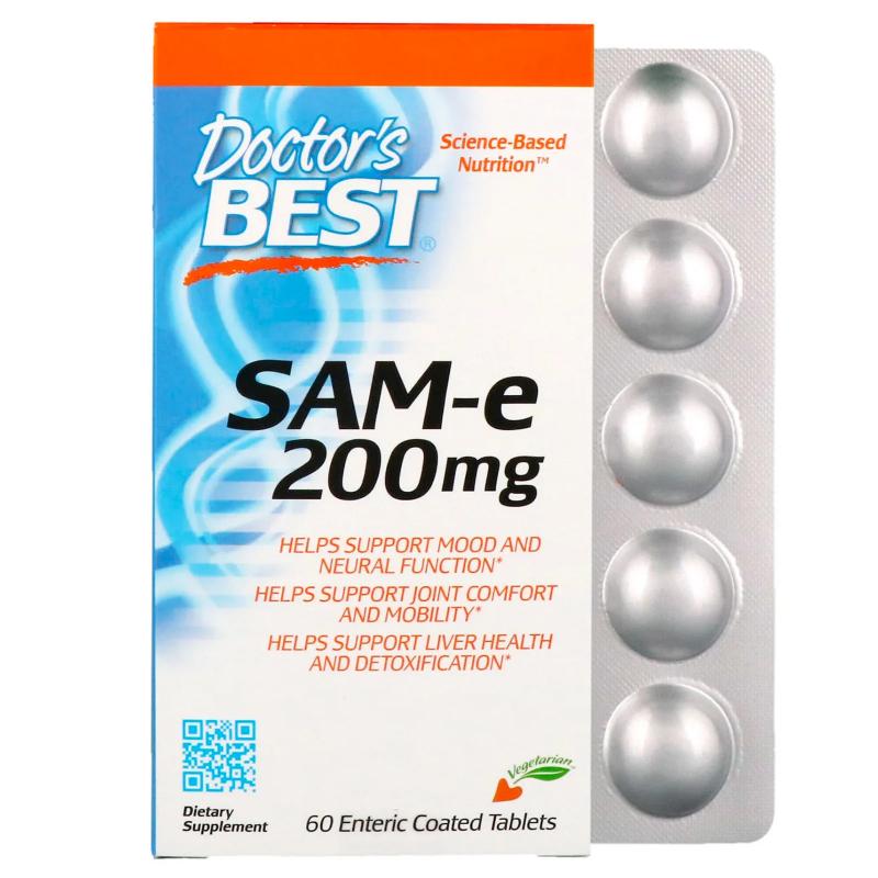 Doctor's Best SAM-e 200 mg 60 tablets - фото 1