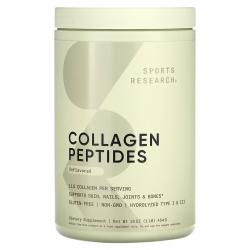 Sports Research Collagen Peptides Hydrolyzed Type 1 & 3 Без Добавок 454 грамма