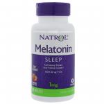 Natrol Melatonin Fast Dissolve Strawberry 1 mg 90 tab - фото 1