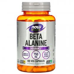 Now Foods Beta-Alanine 750 mg 120 caps