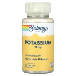 Solaray Potassium 99 mg 100 vegcaps