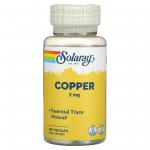 Solaray Copper 2 mg 100 vegcaps - фото 1