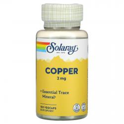 Solaray Copper 2 mg 100 vegcaps