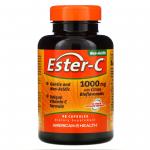 American Health Ester-C with Citrus Bioflavonoids 1000 mg 90 Capsules - фото 1