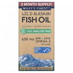 Wiley's Finest Wild Alaskan Fish Oil 630 mg EPA + DHA 180 softgels - фото 3