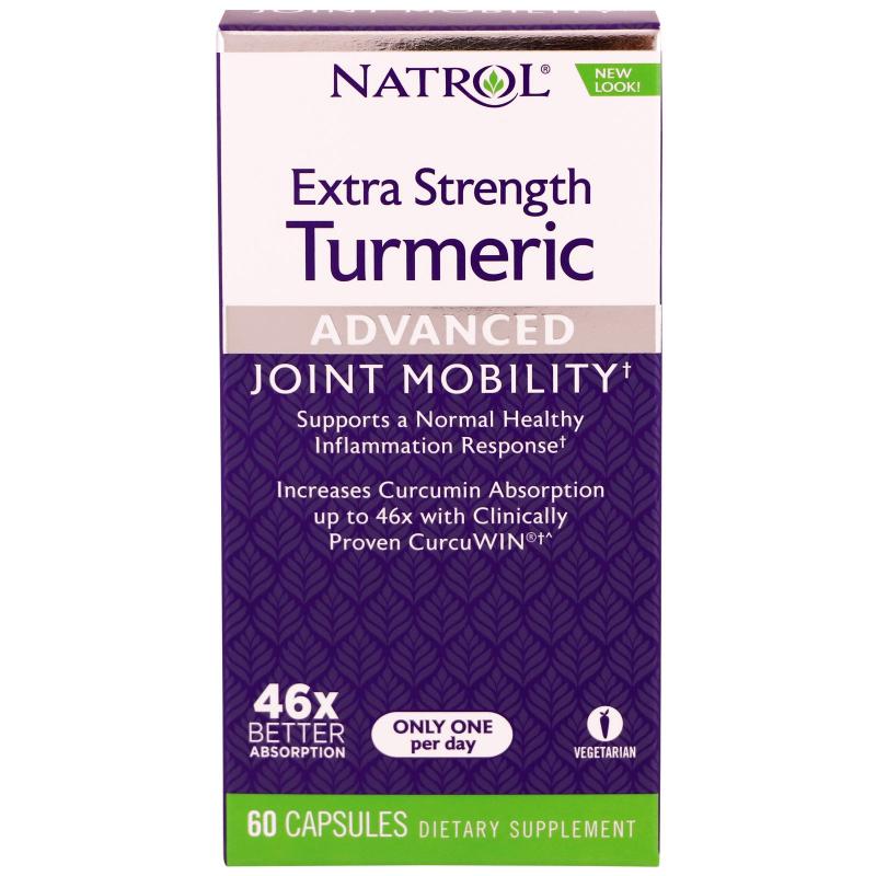 Natrol Turmeric Extra Strenght 60 Capsules - фото 1