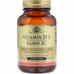 Solgar Vitamin D 3 10,000 IU 120 Softgels - фото 1
