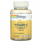 Solaray Vitamin C with Rose Hips & Acerola 1000 mg 100 caps - фото 1