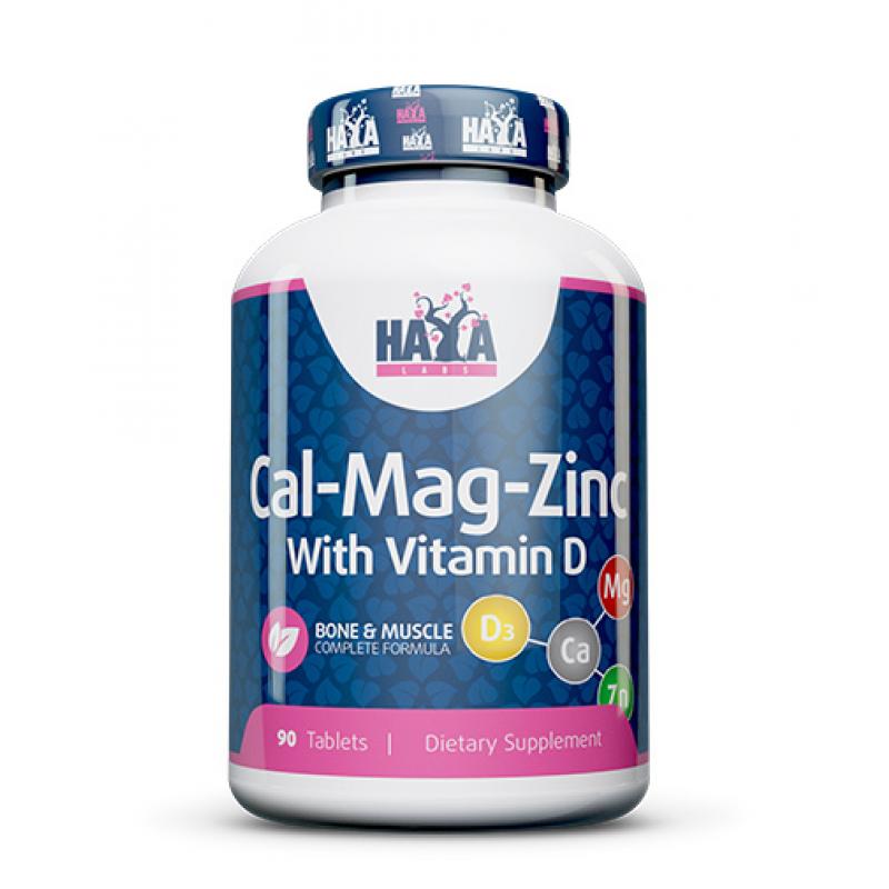 Haya Labs Calcium Magnesium & Zinc with Vitamin D 90 tablets - фото 1
